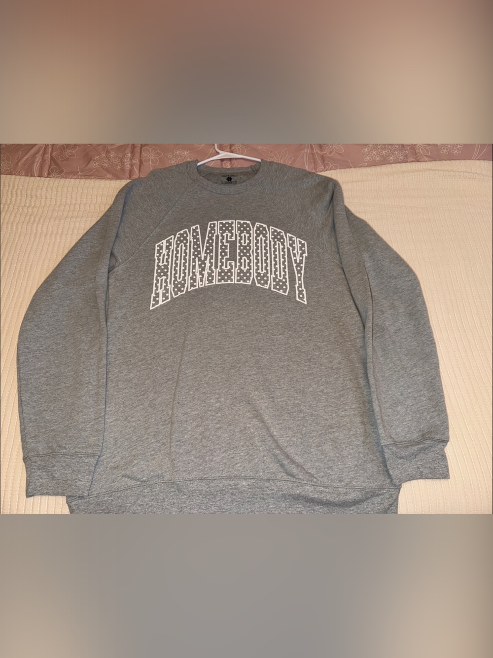 Homebody Graphic Crewneck Sweatshirt - Gray